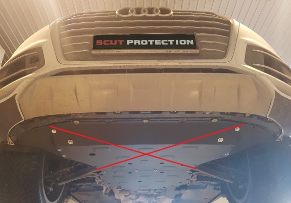 Protector de la caja de cambios Audi Q8