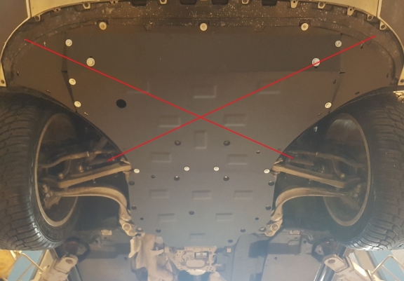 Protector de la caja de cambios Audi Q8