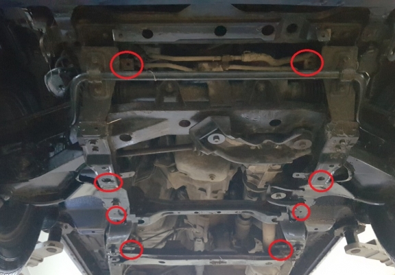 Protector de la caja de cambios Daihatsu Terios