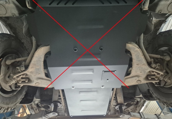 Protector de la caja de cambios Hyundai Terracan