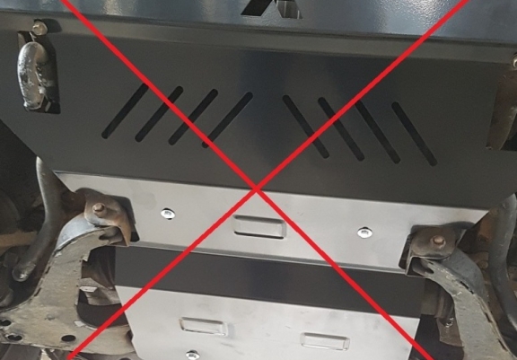 Protector de la caja de cambios Mitsubishi Montero 3 - V60