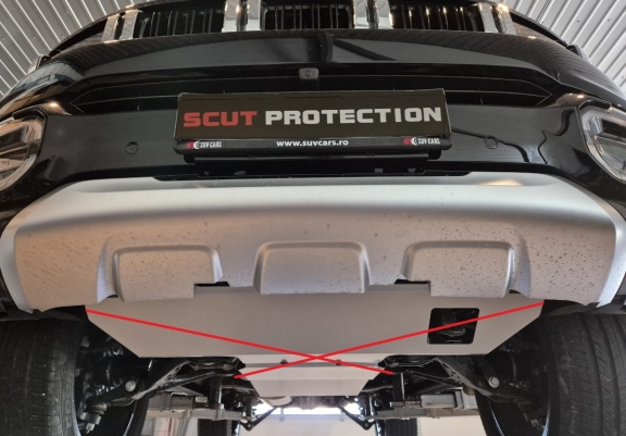 Protector de aluminio de la caja de cambios Baic Beijing BJ60