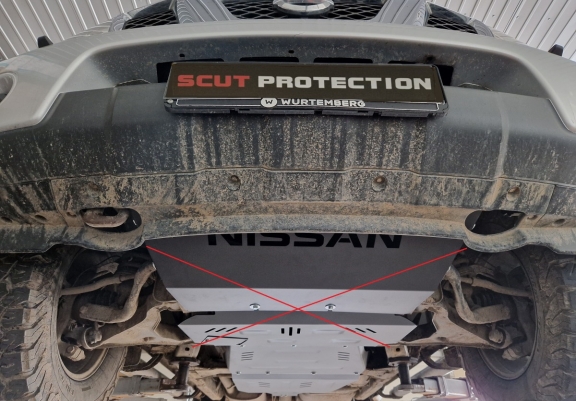 Protector de la caja de cambios y diferencial Nissan Pathfinder