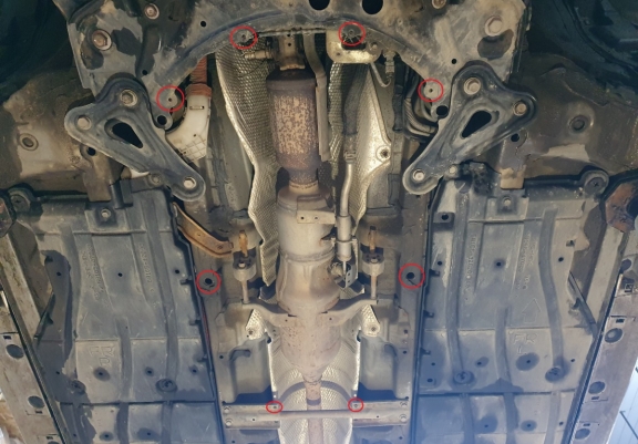 Protector del catalizador/cat lock Toyota Prius 3