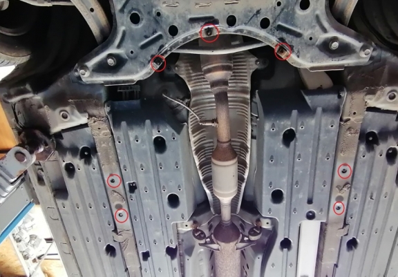 Protector del catalizador/cat lock Toyota Prius