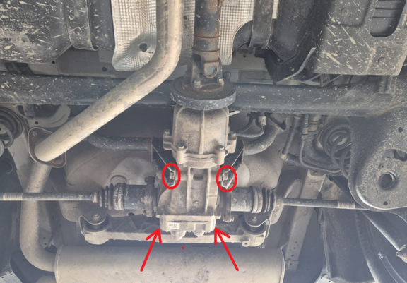 Protector de aluminio del diferencial trasero Suzuki SX4 - S-Cross