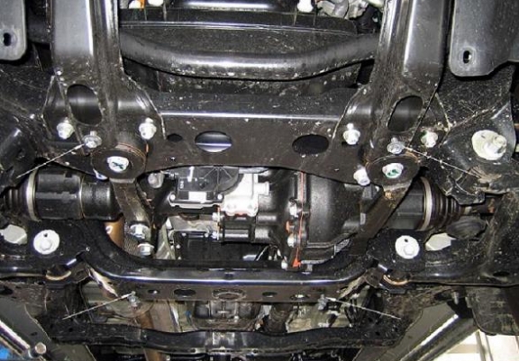 Protector de la caja de cambios y diferencial Toyota Hilux