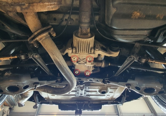 Protector del diferencial Toyota RAV 4