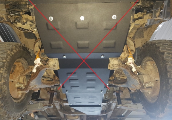 Protector de la caja de cambios Toyota Land Cruiser J90