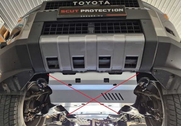 Protector de aluminio de la caja de cambios Toyota Land Cruiser 250