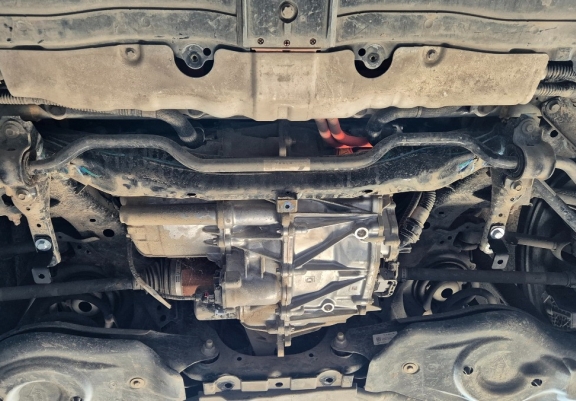 Cubre carter del motor trasero eléctrico Tesla Model 3 AWD