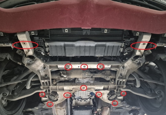 Cubre carter de aluminio Alfa Romeo Stelvio