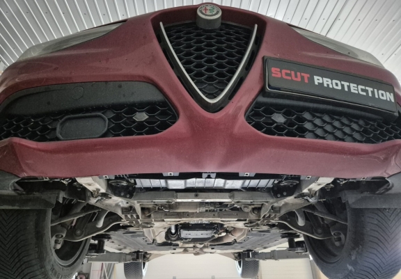 Cubre carter de aluminio Alfa Romeo Stelvio