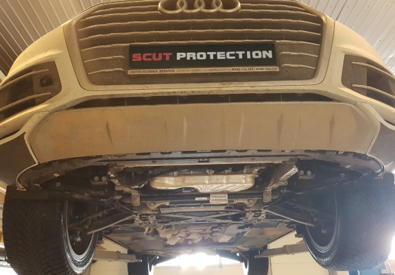 Cubre carter metalico Audi Q7