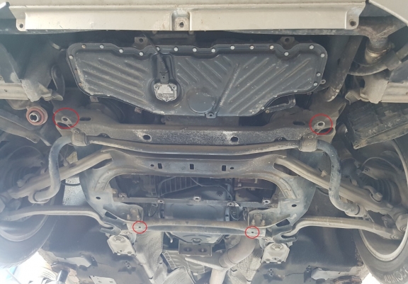 Cubre carter metalico Audi A8