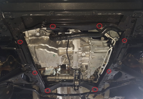 Cubre carter metalico Dacia Sandero