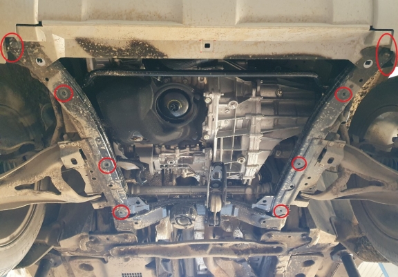 Cubre carter metalico Dacia Duster - 2