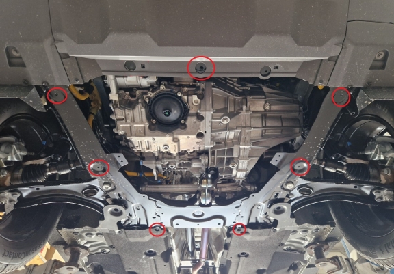 Cubre carter de aluminio Dacia Bigster - 4x4 + 4x2