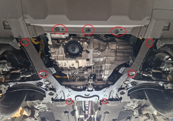 Cubre carter metalico Dacia Duster - 4x2