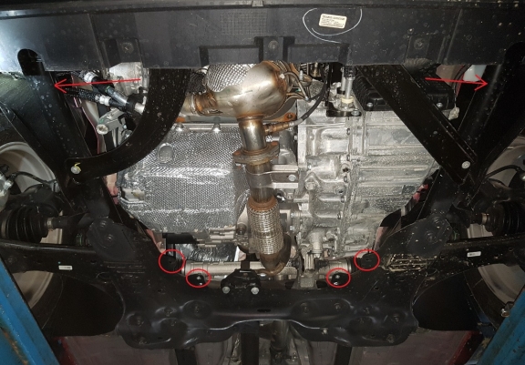 Cubre carter metalico Jeep Renegade