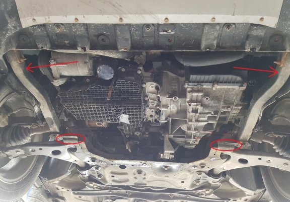 Cubre carter metalico Ford Kuga