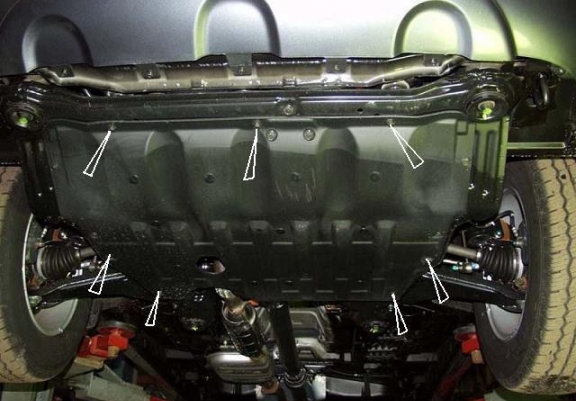 Cubre carter metalico Hyundai Santa Fe