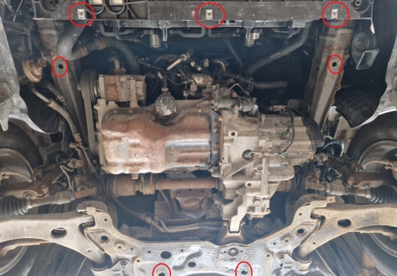 Cubre carter metalico Mazda 3