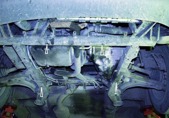 Cubre carter metalico Mercedes Vito