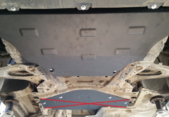 Cubre carter metalico Mercedes Viano W447 - 1.6 D