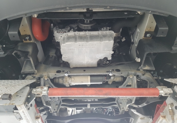 Cubre carter de aluminio Mercedes Sprinter - RWD