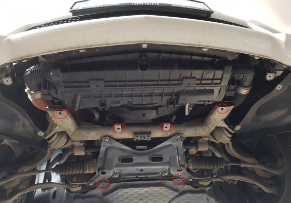 Cubre carter metalico Mercedes E-Classe W212