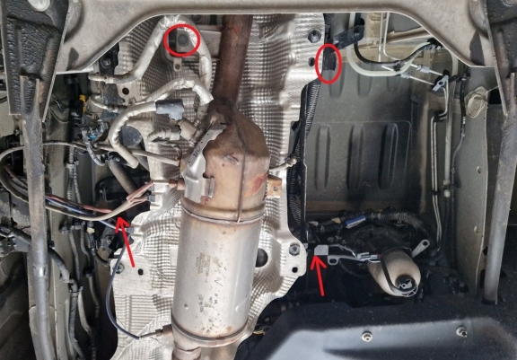 Protector del catalizador/cat lock Opel Movano B