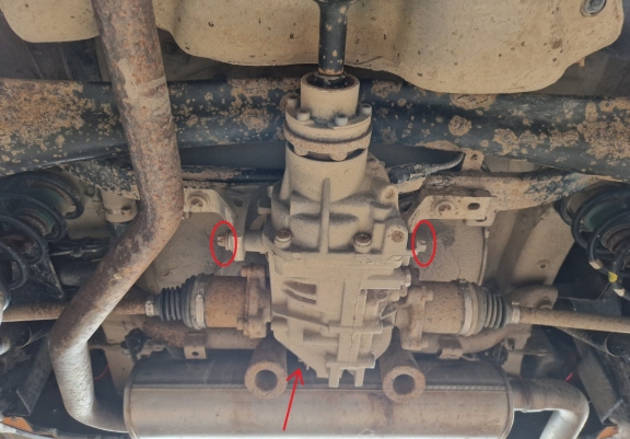 Protector del diferencial Fiat Panda 4x4