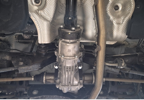 Protector de aluminio del diferencial trasero Dacia Bigster 4x4