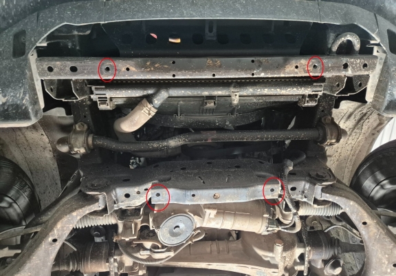 Protector del radiador Isuzu D-Max