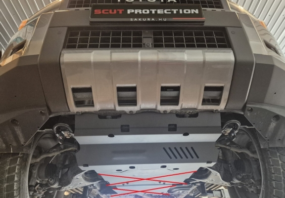 Protector del radiador Toyota Land Cruiser 250