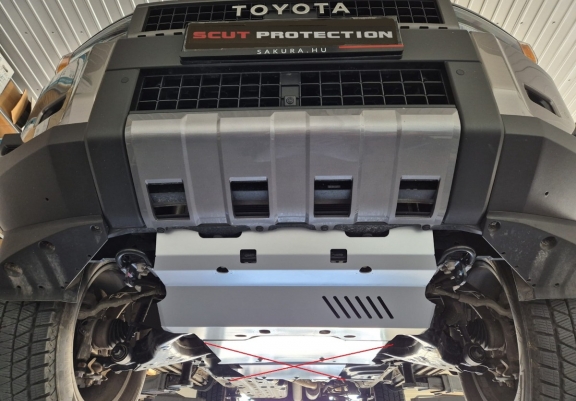 Protector de aluminio del radiador Toyota Land Cruiser 250