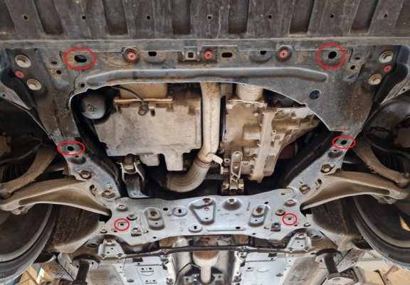 Cubre carter metalico Volvo V60