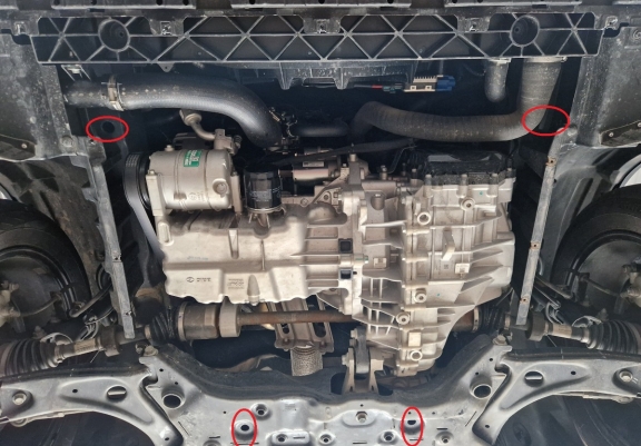 Cubre carter de aluminio BAIC Beijing X75