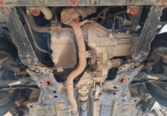 Cubre carter metalico Fiat Panda 4x2