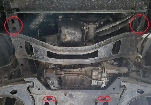 Cubre carter de aluminio Ford Transit - 4x4